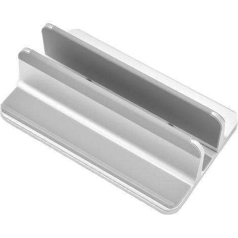 Faltbarer Laptop- und Tablet-Ständer aus silbernem Aluminium (c2), verstellbarer Tischständer (1/5)