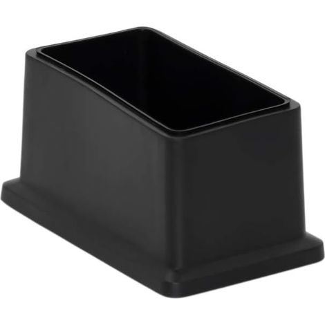 25 x 50 mm (1" x 2") Non-Marking PVC Rectangular Chair End Caps Set of 8 (1/4)