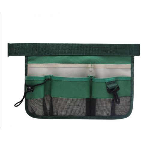 BUNTHAUS Tablier de jardin pour femme, ceinture à outils réglable avec 8 poches, ceinture de travail Oxford robuste pour jardinage, construction