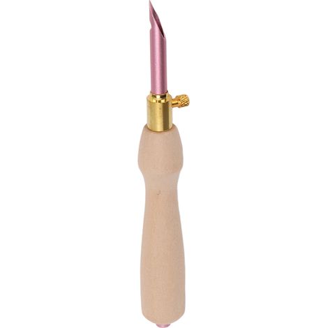 Kit d'aiguille à poinçonner facile à embout interchangeable, manche en bois, aiguille à poinçonner réglable pour la création de projets DIY (1/5)