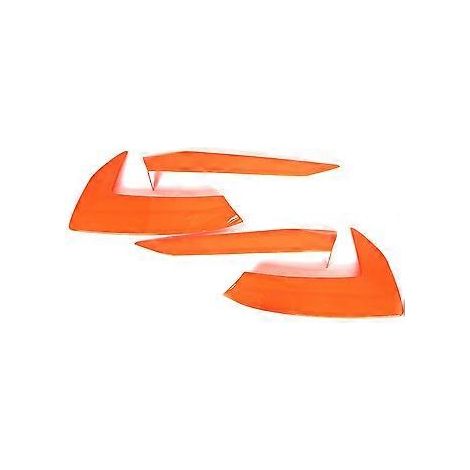 Türgriffabdeckung, Zierleiste, seitliche Luftauslassabdeckung, orange, für Mercedes-Benz C8 (2020–2024)