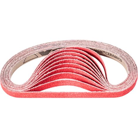 PFERD TOOLS Keramikkorn Schleifband BA 13x457 mm CO-COOL60 für Edelstahl-Schliff mit Bandschleifer 100 Stk (1/5)