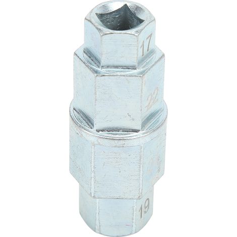 Clé à douille pour axe de roue moto, embout hexagonal 17mm 19mm 22mm 24mm, outil de moyeu avant et arrière pour motos (1/5)