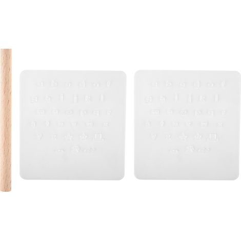 Kit de sculpture sur cuir artisanal, lettres en cuir DIY, outils d'impression numérique et poinçons de marquage pour cuir. (1/5)
