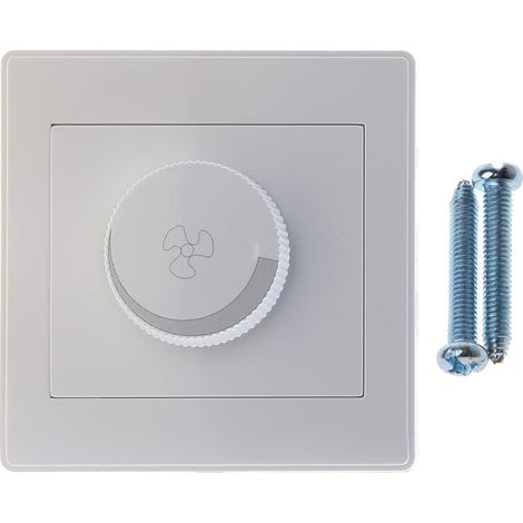 Bloc d'alimentation à découpage 220 V - Ventilateur de plafond réglable - Réglage de la vitesse - Bouton mural - Variateur électronique - Interrupteur rotatif mécanique (1/5)
