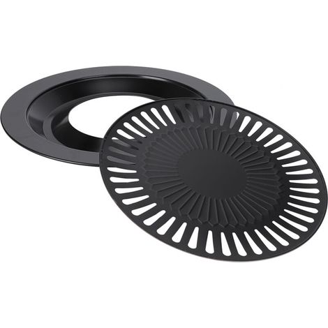 Griglie da interno, griglia elettrica senza fumo, griglia per barbecue coreana, padella per pesce per griglia, padella superiore, piano cottura domestico A (1/5)
