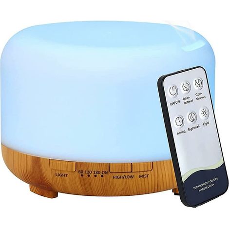 MINE Diffuseurs d'huiles essentielles, arôme ultrasonique de diffuseur d'aromathérapie d'acsergery 450ml (1/5)