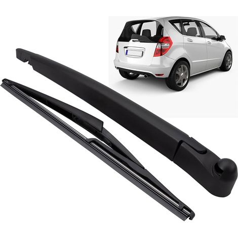 Jeu de lames de Bras D'essuie-Glace Arrière de Voiture, Bras D'essuie-glace Arrière et Balai compatible avec Mercedes-Benz A-Class W169 2004-2012 (1/5)