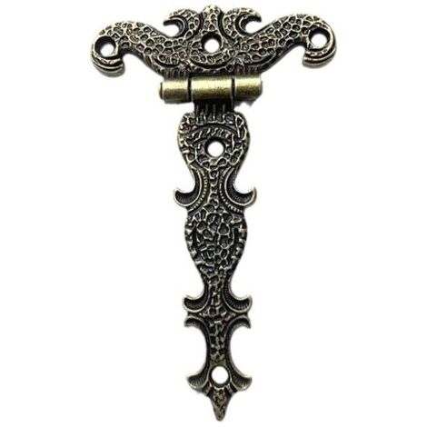 30 Pièces Charnière Rétro, Charnières Décoratives en Bronze Rétro Avec Vis de Montage, Convient à la Réparation de Décoration de Boîte à Outils de Meuble d'Armoire