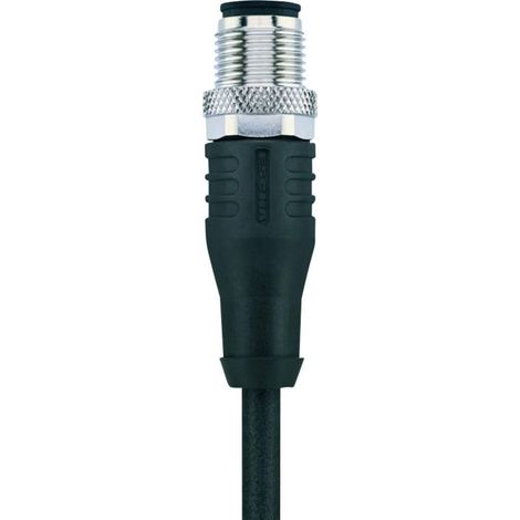 Escha 8046234 Connettore confezionato per sensore o attuatore M12 Spina dritta 5.00 m Numero di poli: 4 1 pz. (1/2)