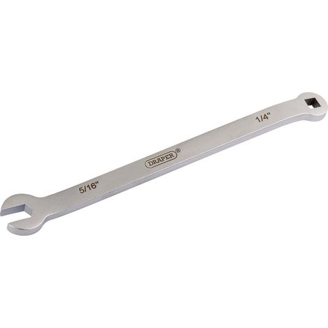 Draper Brake Adjusting Wrench 1/4" Square to 5/16" Square, 175mm Length, Model 07200 (1/5)