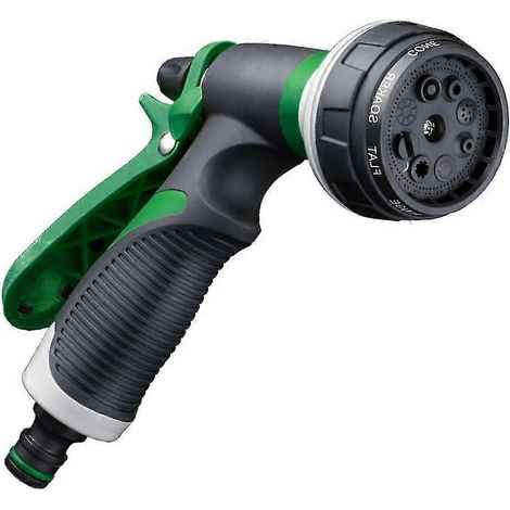 Garden Hose Nozzle Watering Spray High Pressure Water Sprinkler With 8 Patterns (1/5)