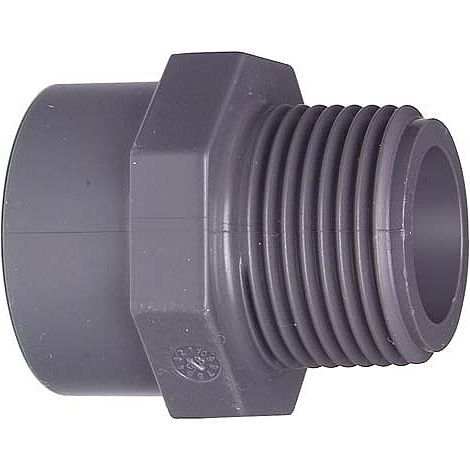 Raccord de transition GF en PVC-U d 16x3/8" AG