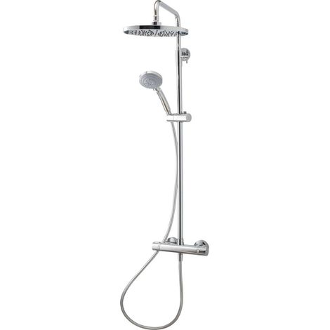 PRESTO 50049100 PYSA Grifo Ducha Termostática Con Columna Rociador ABS 200 mm - ref: 50049100