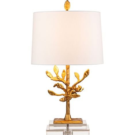 Lampada Da Scrivania Contemporanea Audubon Park Acciaio Oro Anticato 1 Luce E27 (1/5)