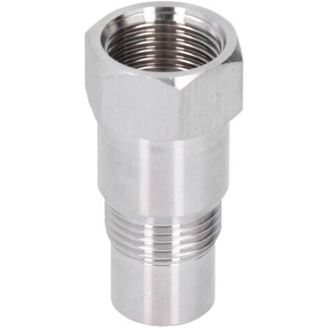 O2-Sauerstoffsensor-Adapter, hochfester Sauerstoffsensor für die Motorkontrollleuchte, passend für die meisten Fahrzeuge, M18 x 1,5 mm (1/4)