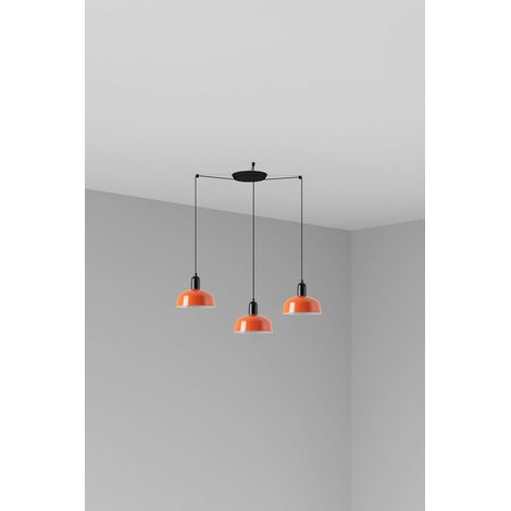 TATAWIN S metal 3L Colgante naranja rojizo