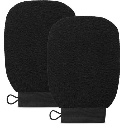 Gant Exfoliant, 2 Pcs Gant De Crin, Gant Pour Hammam, Gants de Gommage pour Hommes et Femmes, Gommage naturel Et Efficace (1/3)