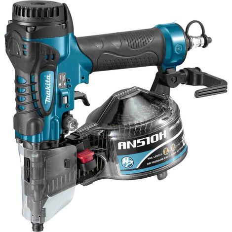 Makita – Cloueur pneumatique 25-50 mm AN510H – Pression 9,8-22,6 bar – Réglage de profondeur – Pour clous de 2,1 mm (1/2)