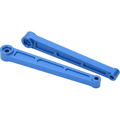 pièce de renfort de châssis arrière en aluminium pour voiture RC LOSI Lasernut U4 1/10 (bleu) (1/5)