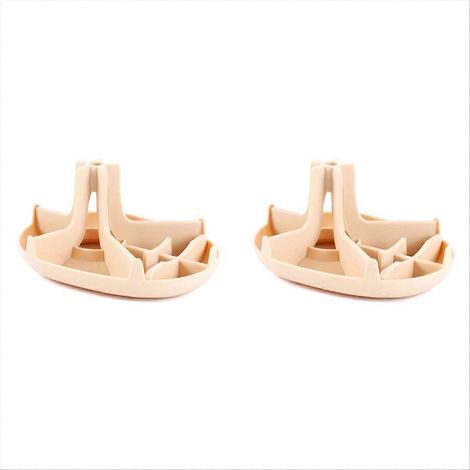 Lot de 2 pièces Drain Ice gobelet étendoir bouteille verre Drain support orange jaune (1/5)