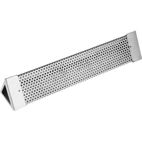 Tube fumoir pour barbecue en acier inoxydable 304 de 12 pouces (30,5 cm), accessoire pour barbecue électrique au charbon de bois (forme triangulaire 12 pouces) (1/5)