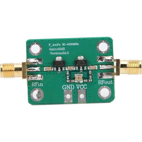Module amplificateur de puissance RF 30–4000 MHz, gain de 40 dB, circuit imprimé, composants électroniques (1/4)