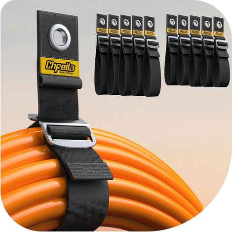 10er-Pack Einhand Verlängerungskabel-Organizer, bis 25 kg (1/5)