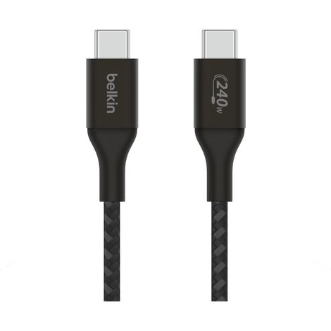 Belkin BOOST CHARGE 240W USB-C auf USB-C Kabel, 2m, schwarz