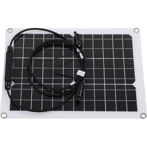 Panneau Solaire Flexible 15W avec Contrôleur 50A Silicium Monocristallin PET Photovoltaïque (1/5)