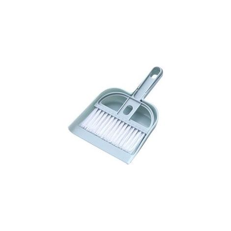 (Bleu)Petit balai et pelle à poussière pour la maison Mini pelles à poussière avec ensemble de brosse (1/5)