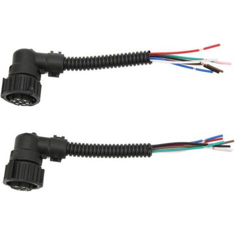 Faisceau Lumiere Arriere - ABS + Metal - Compatible Vauxhall Movano I 1998-2010 Opel Vivaro 2006+ Fiat Ducato 250 2006+ Iveco Daily 2006+ Mercedes Sprinter 2008+ - 2 Unites
