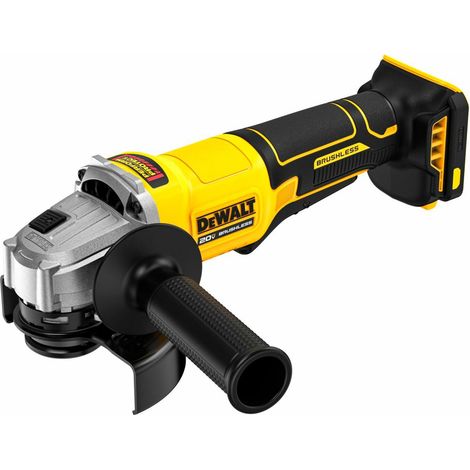 DeWalt DCG408NT Amoladora angular amarilla 18V sin cable (1/2)