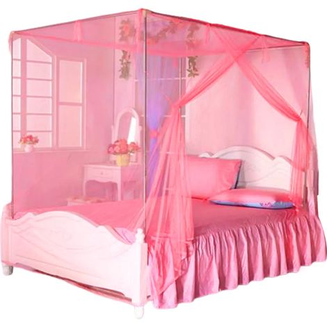 Moustiquaire pour lit dôme, en maille respirante, facile à installer, pour lit simple, rideau, moustiquaire (1/5)