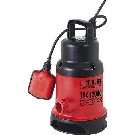 T.I.P. Schmutzwasser Tauchpumpe TVX 12000 480W 10800 l/h Wasserpumpe Gartenpumpe