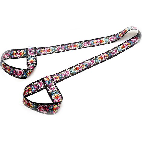 Sangle de transport et de transport pour tapis de yoga 2 en 1, résistante et fonctionnelle, facile à utiliser. (1/5)