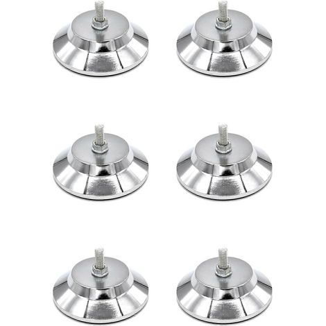 Lot de 6 pieds réglables en métal pour table de billard/football (1/5)