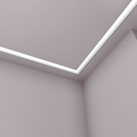 Cornisa NMC O NOMASTYL Noel Marquet Moldura decorativa Perfil de estuco diseño moderno blanco 2 m (1/3)