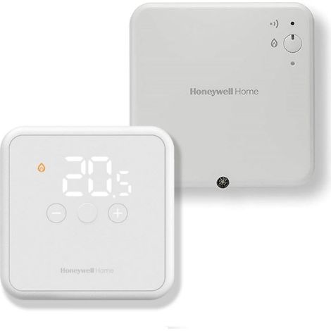 Termostato ambiente blanco Honeywell DT4R inalámbrico (1/2)