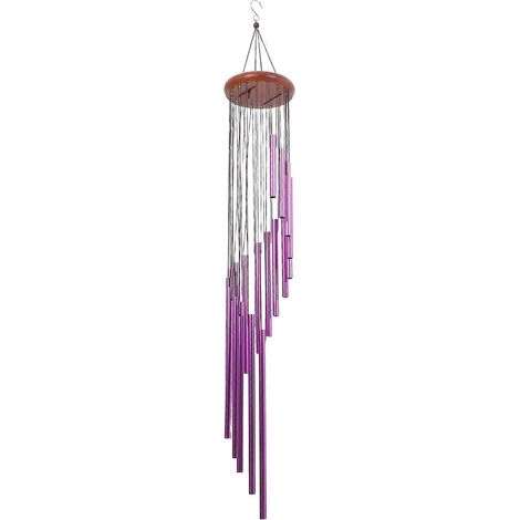 Carillons éoliens d'extérieur en tubes métalliques, style rétro, ensemble de 4 pièces (1/5)