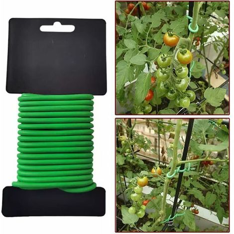 Fascette stringicavo riutilizzabili per piante e ortaggi - 10 m (1/4)