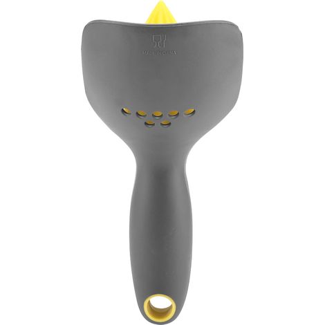 Mini exprimidor de limones ergonómico (manual) – Negro, PP apto para uso alimentario, 16,5 cm, ManoMano (1/5)