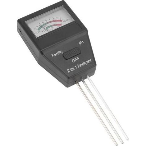 Testeur 2-en-1 pour Sol : Mesure du pH et de la Fertilité avec 3 Sonde, Idéal pour Jardin, Pelouse, Ferme et Usage Intérieur/Extérieur (1/4)