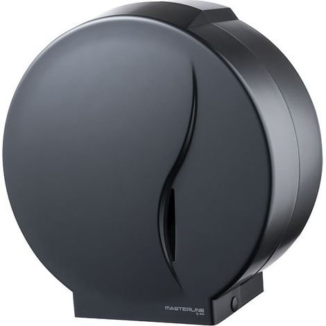 Toilettenpapierrollenspender, schwarz (1/2)