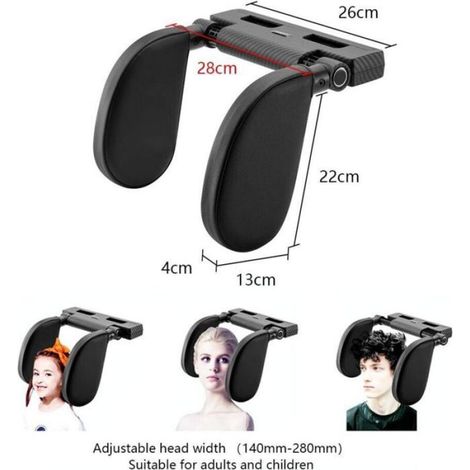 Appuie-tête Voiture - Universel Réglable - Support Cervical - Pour Enfants et Adultes - 1 Pièce (1/4)