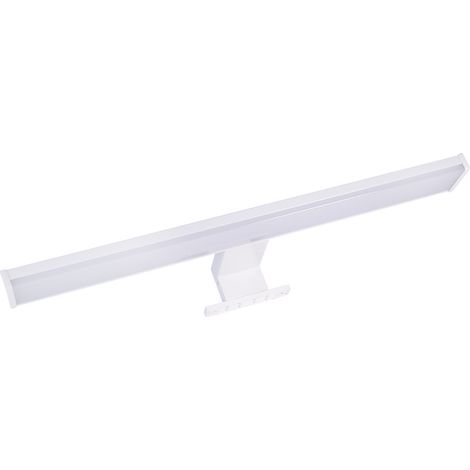 Applique miroir LED Blanc 40cm, 8W, 650 lm, IP44, 4000K, 3 types de fixation, bornier intégré, garantie 5 ans - Tibelec (1/3)