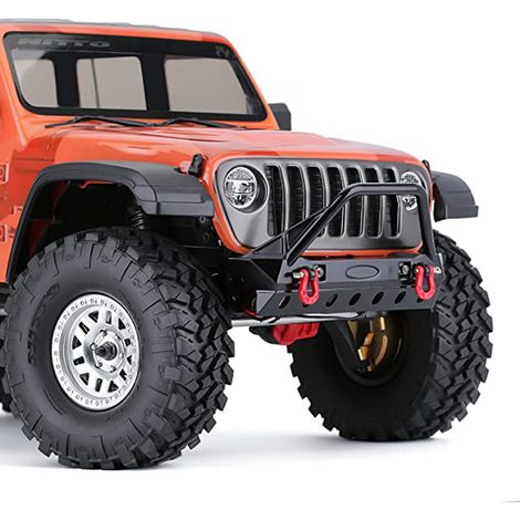 Pare-chocs avant en alliage d'aluminium, Compatible avec voiture RC 1/10 TRX4 Axial SCX10 90046 III AXI03007 AXI03003 (1/5)