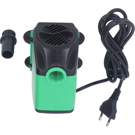 Pompe à eau submersible 2000 L/h, ultra silencieuse, à haut débit, pour fontaine, aquarium et bassin, prise UE 220 V 50 Hz (1/5)