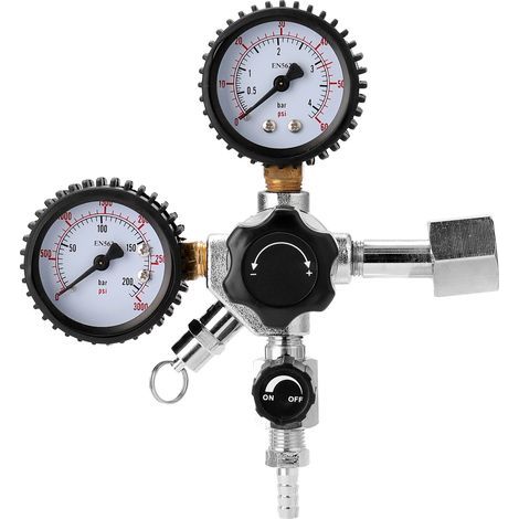 Régulateur de fût de CO2 de bière, soupape de surpression de sécurité, réservoirs 0-3000 PSI (1/4)
