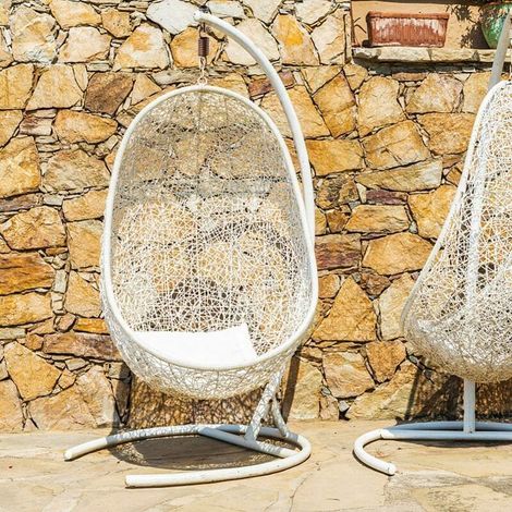 Schwerlast-Hängemattenstuhl-Set aus Aluminium, Hängematten-Set, Schaukelsitz, Aufhängebeschläge, Hängemattenfeder, Aufhängehaken, Zubehör für Terrassen-Hängestühle (1/5)